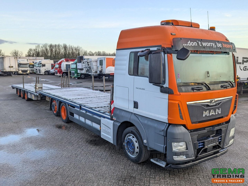 MAN TGX 26.500 6x2/4 LL Euro6 - Retarder + Recker FZ3 3-Assige Aanhanger - Uitschuifbaar - شاحنة نقل سيارات شاحنة: صور 3 MAN TGX 26.500 6x2/4 LL Euro6 - Retarder + Recker FZ3 3-Assige Aanhanger - Uitschuifbaar - شاحنة نقل سيارات شاحنة: صور 3