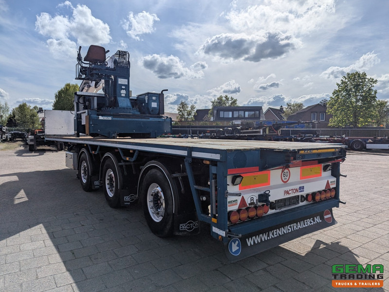 Pacton TPD.339-A Kennis R-40/100-3 Rollerkraan - 3-Assen SAF - 1 Liftas - 2-Stuurassen - Alcoa's - نصف مقطورة مسطحة: صور 4 Pacton TPD.339-A Kennis R-40/100-3 Rollerkraan - 3-Assen SAF - 1 Liftas - 2-Stuurassen - Alcoa's - نصف مقطورة مسطحة: صور 4