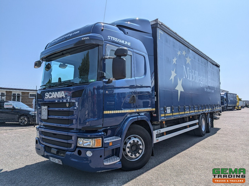 Scania G360 6x2/4 Streamline Euro6 - Retarder - Schuifzeilenbak 8.2M + Laadklep 1500kg - Smart Tacho V2 - شاحنة ستارة: صور 1 Scania G360 6x2/4 Streamline Euro6 - Retarder - Schuifzeilenbak 8.2M + Laadklep 1500kg - Smart Tacho V2 - شاحنة ستارة: صور 1