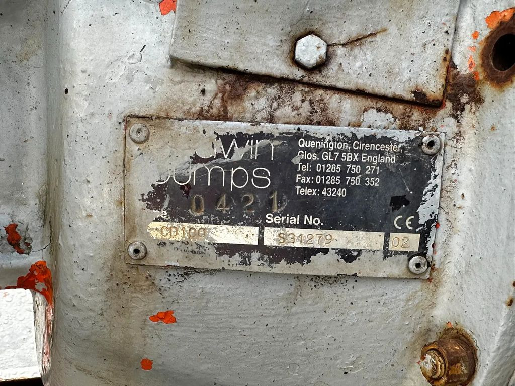مضخة مياه GODWIN CD100 Water pump 3 Cilinder perkins: صور 6