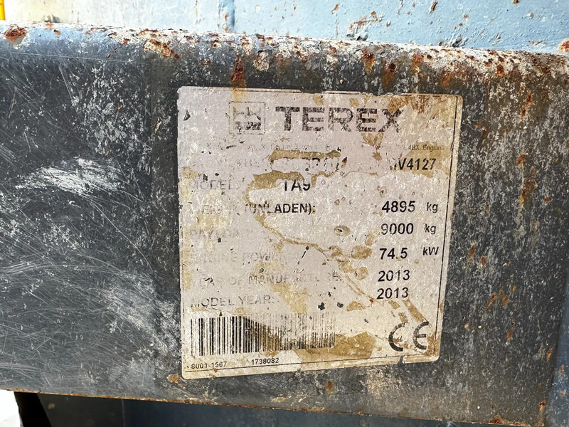 Terex 9 Ton 4X4 Mini Dumper *3711 Hours* - شاحنة قلابة صغيرة: صور 5 Terex 9 Ton 4X4 Mini Dumper *3711 Hours* - شاحنة قلابة صغيرة: صور 5