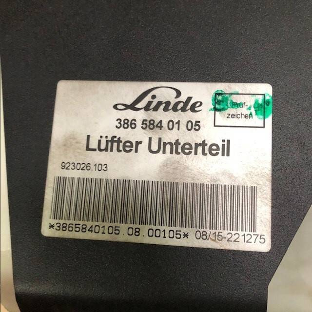 Fan for Linde 386 - الكابينة والداخلية - معدات المناولة: صور 4 Fan for Linde 386 - الكابينة والداخلية - معدات المناولة: صور 4
