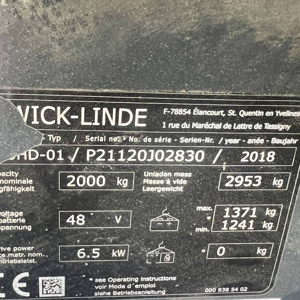 شاحنة مناولة Linde R20HD (1120) Coldstore: صور 11