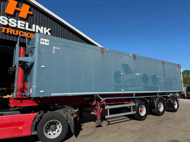 Bulthuis TATA 23 57m3 Stuuras Liftas 10T assen Klep/Deuren + bietenrek Nieuwe APK 8/2026 - قلابة نصف مقطورة: صور 1 Bulthuis TATA 23 57m3 Stuuras Liftas 10T assen Klep/Deuren + bietenrek Nieuwe APK 8/2026 - قلابة نصف مقطورة: صور 1