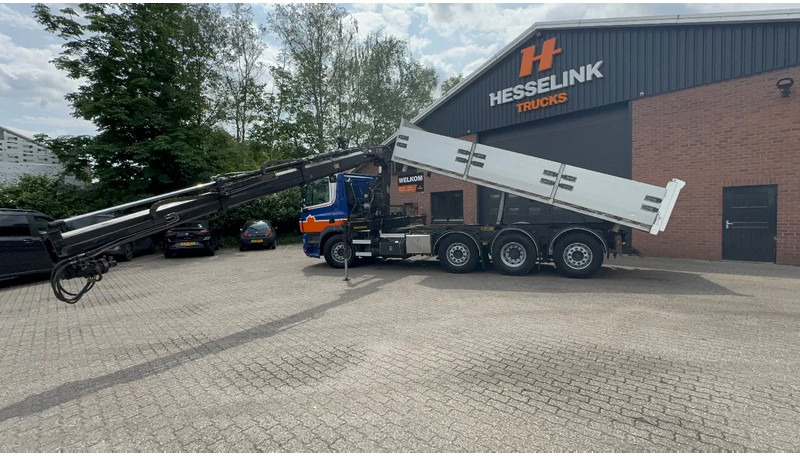 DAF CF 85.360 8X2 3 Zijdige kipper HIAB 16 t/m kraan AHK Top condition - قلابات, شاحنة كرين: صور 3 DAF CF 85.360 8X2 3 Zijdige kipper HIAB 16 t/m kraan AHK Top condition - قلابات, شاحنة كرين: صور 3
