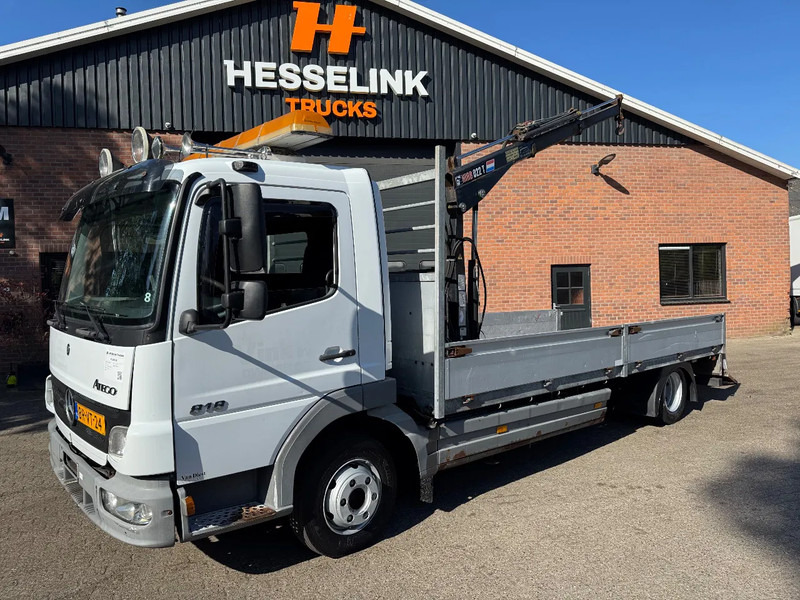 Mercedes-Benz Atego 818 Machinery transporter + Hiab Crane 288.360KM NL Truck - شاحنة نقل سيارات شاحنة, شاحنة كرين: صور 1 Mercedes-Benz Atego 818 Machinery transporter + Hiab Crane 288.360KM NL Truck - شاحنة نقل سيارات شاحنة, شاحنة كرين: صور 1