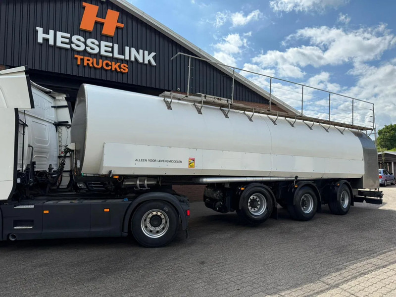 Lako T344-RMO RVS/Edelstahl Melk/Milch/Food/Lebensmittel 2X Stuuras - نصف مقطورة صهريج: صور 1 Lako T344-RMO RVS/Edelstahl Melk/Milch/Food/Lebensmittel 2X Stuuras - نصف مقطورة صهريج: صور 1