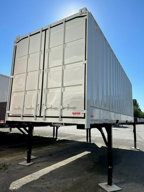 Krone Stahl-Wechselkoffer 7.45m BDF mit Portaltüren - Lack neu - بصندوق مغلق: صور 1 Krone Stahl-Wechselkoffer 7.45m BDF mit Portaltüren - Lack neu - بصندوق مغلق: صور 1