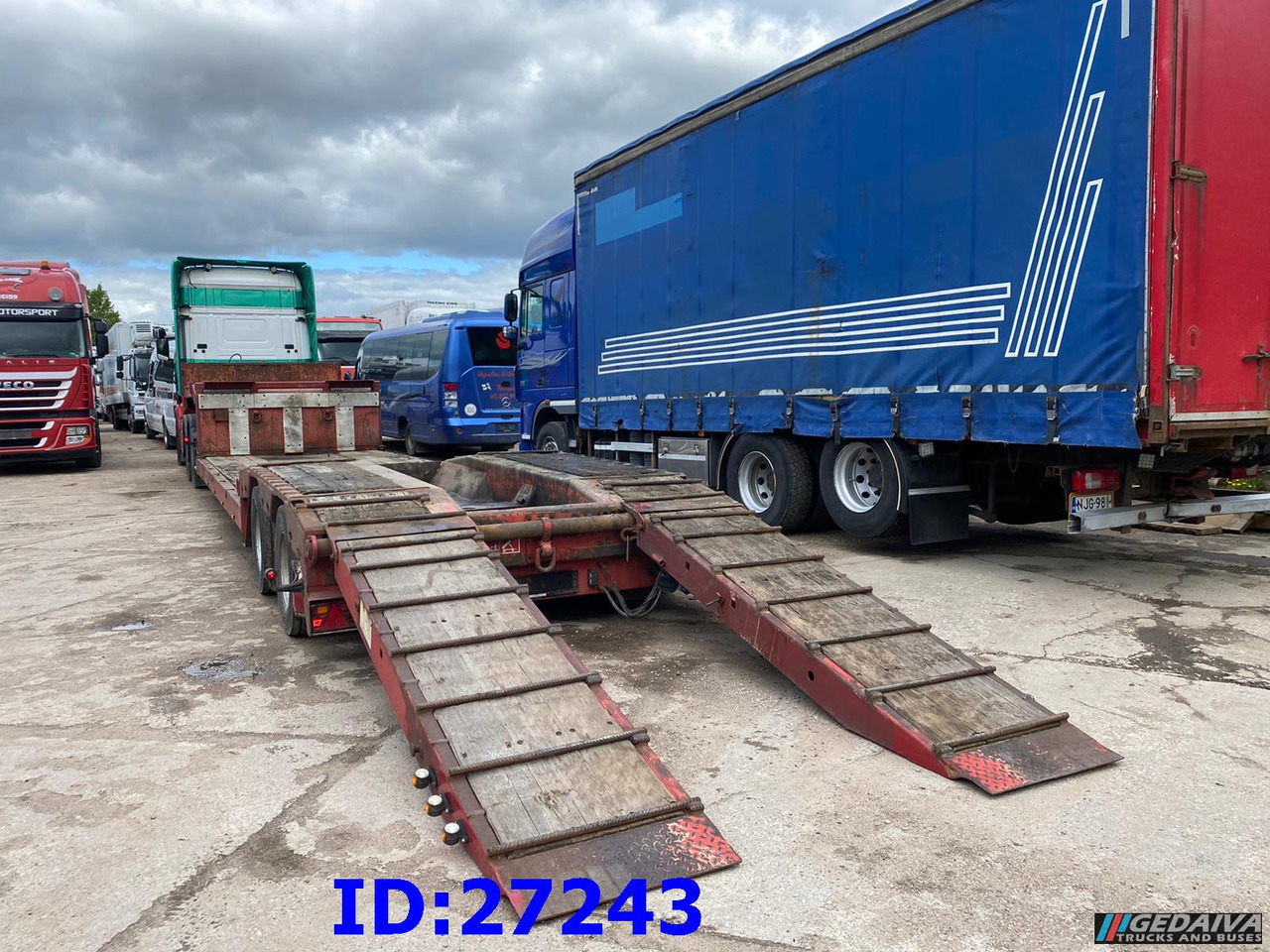 LANGENDORF Satbue 20/28 - Low bed - عربة مسطحة منخفضة نصف مقطورة: صور 4 LANGENDORF Satbue 20/28 - Low bed - عربة مسطحة منخفضة نصف مقطورة: صور 4