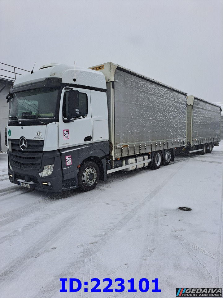 MERCEDES-BENZ Actros 2542 6x2 Euro6 + trailer - شاحنة ستارة: صور 1 MERCEDES-BENZ Actros 2542 6x2 Euro6 + trailer - شاحنة ستارة: صور 1