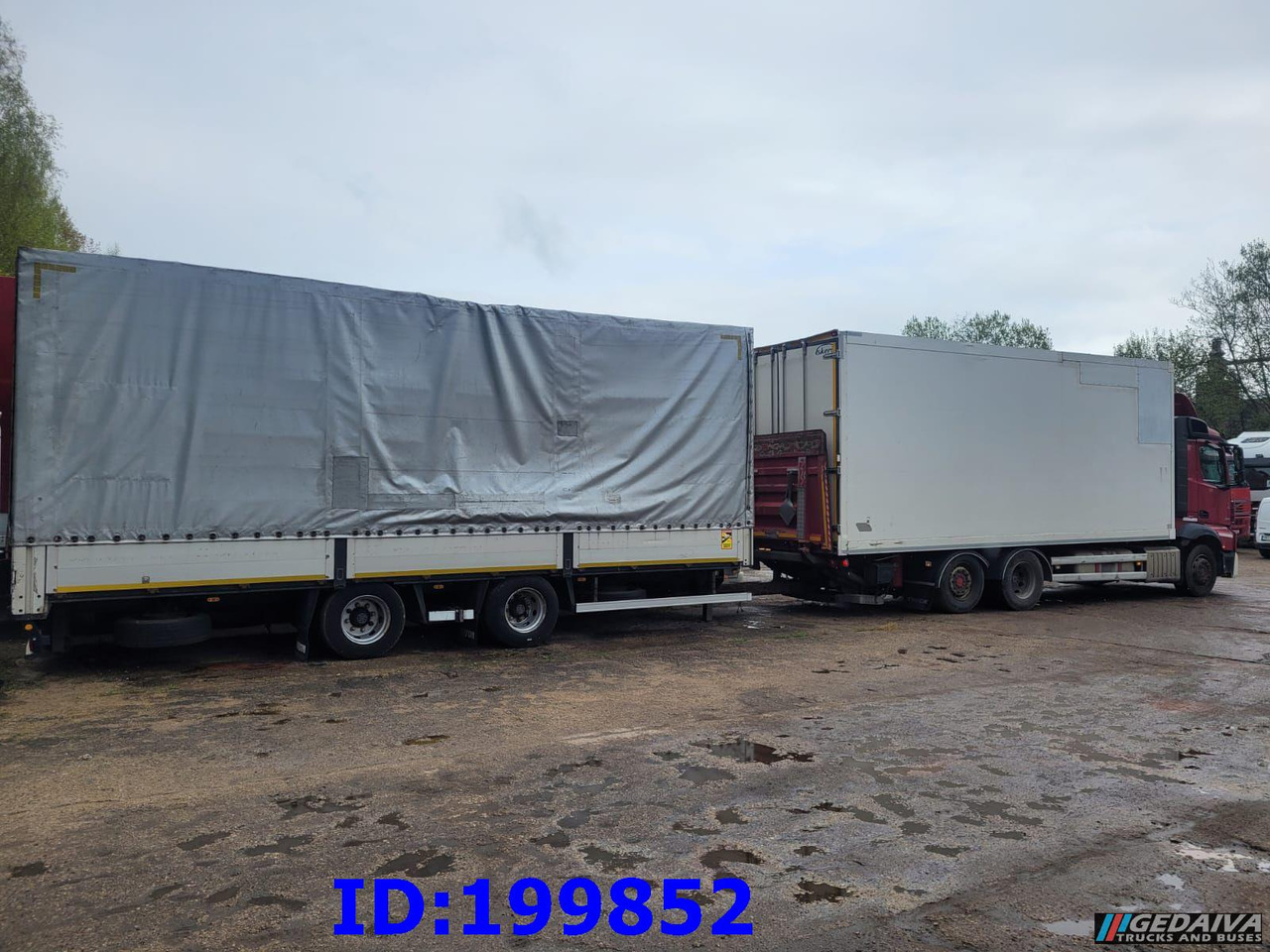 MERCEDES-BENZ Actros 2551 6x2 Euro5 + tilt trailer - بصندوق مغلق شاحنة: صور 4 MERCEDES-BENZ Actros 2551 6x2 Euro5 + tilt trailer - بصندوق مغلق شاحنة: صور 4