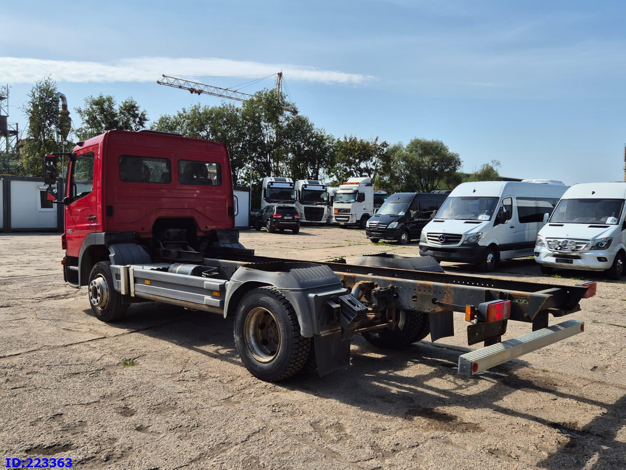 MERCEDES-BENZ Atego 1218 - Full steel - Manual (3 seats) - الشاسيه شاحنة: صور 4 MERCEDES-BENZ Atego 1218 - Full steel - Manual (3 seats) - الشاسيه شاحنة: صور 4