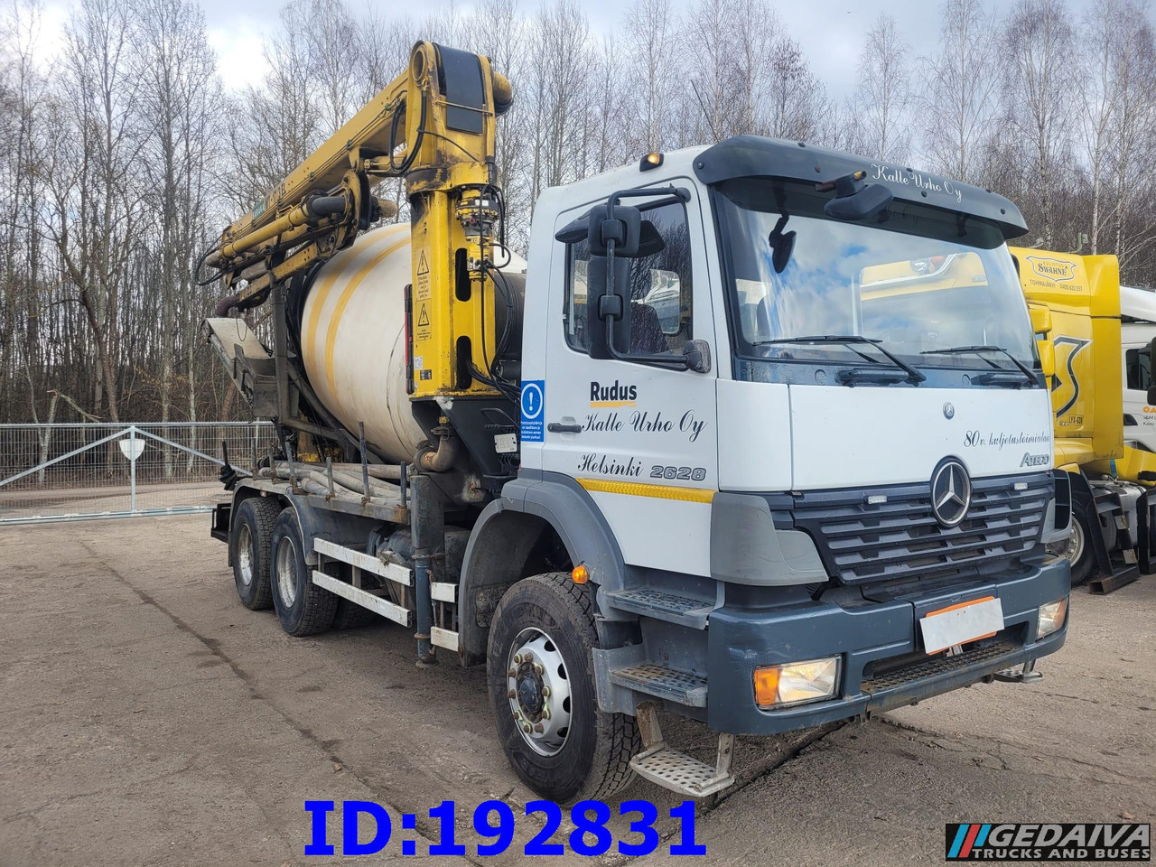 MERCEDES-BENZ Atego 2628 6x4 Schwing 17m 9m3 - مضخة خرسانة: صور 1 MERCEDES-BENZ Atego 2628 6x4 Schwing 17m 9m3 - مضخة خرسانة: صور 1