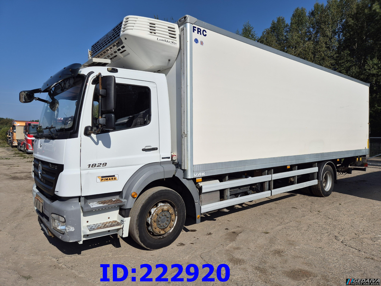 MERCEDES-BENZ Axor 1829 Manual + Tail lift - مبردة شاحنة: صور 1 MERCEDES-BENZ Axor 1829 Manual + Tail lift - مبردة شاحنة: صور 1