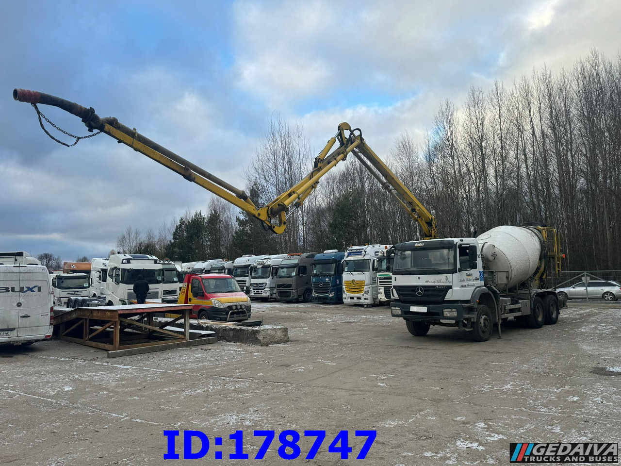 MERCEDES-BENZ Axor 2633 6x4 Schwing 750 - مضخة خرسانة: صور 1 MERCEDES-BENZ Axor 2633 6x4 Schwing 750 - مضخة خرسانة: صور 1