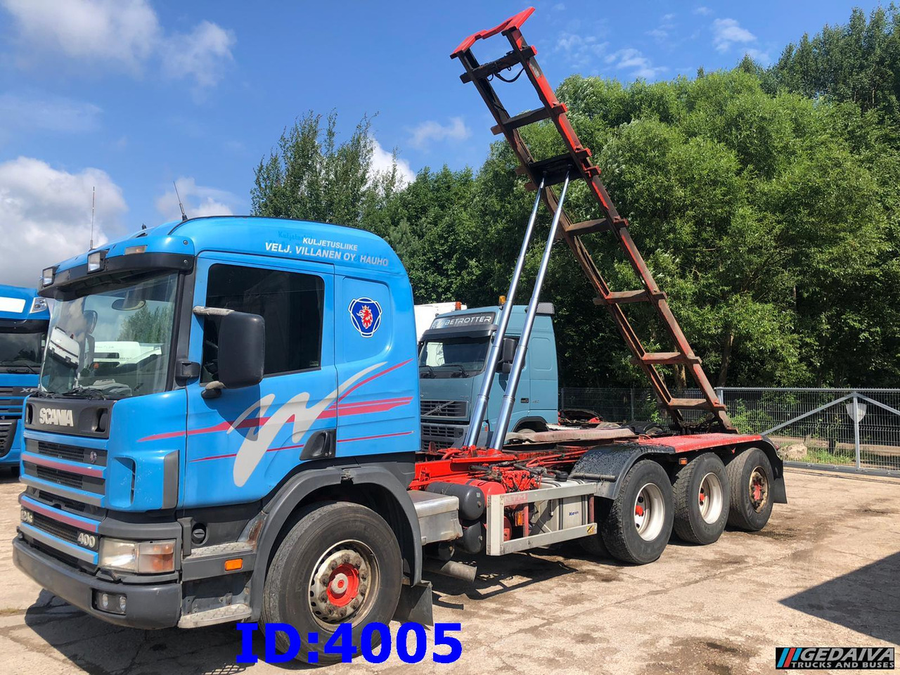 SCANIA 124 400 8x4 - شاحنة - نظام الكابلات: صور 1 SCANIA 124 400 8x4 - شاحنة - نظام الكابلات: صور 1