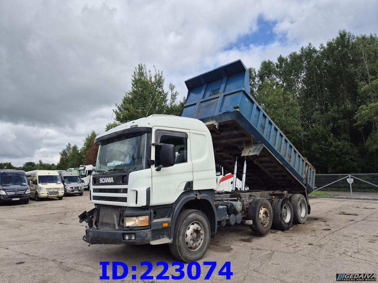 SCANIA 124 8x2 - Manual - Full steel - قلابات: صور 1 SCANIA 124 8x2 - Manual - Full steel - قلابات: صور 1
