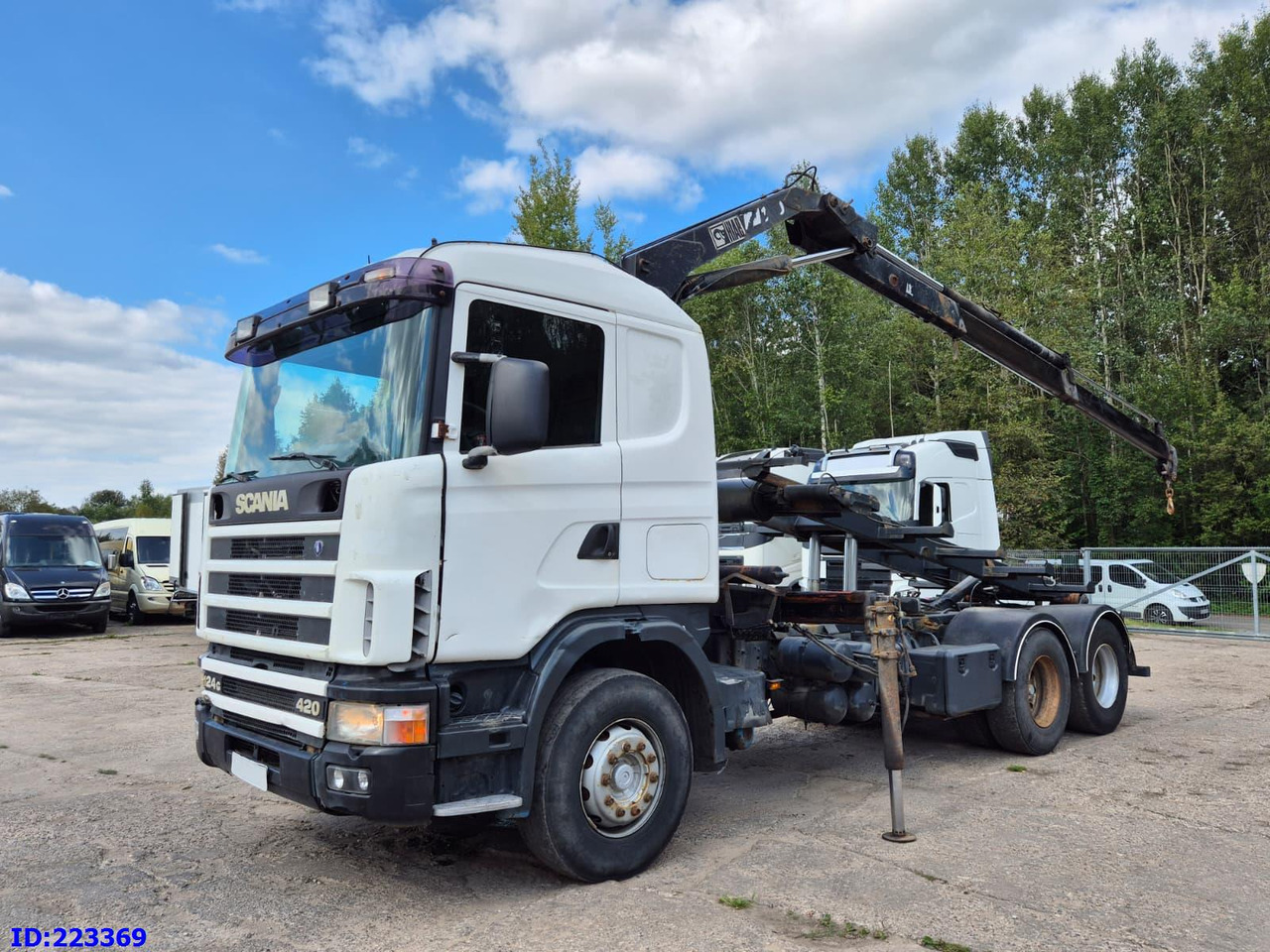 SCANIA R124 420 + Crane HIAB 140AW - قلابات: صور 1 SCANIA R124 420 + Crane HIAB 140AW - قلابات: صور 1