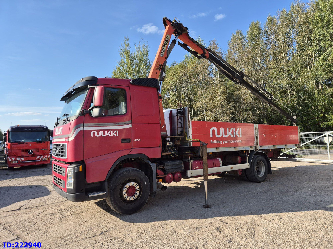 VOLVO FH12 420HP + Crane Palfinger PK9501 - شاحنات مسطحة: صور 1 VOLVO FH12 420HP + Crane Palfinger PK9501 - شاحنات مسطحة: صور 1