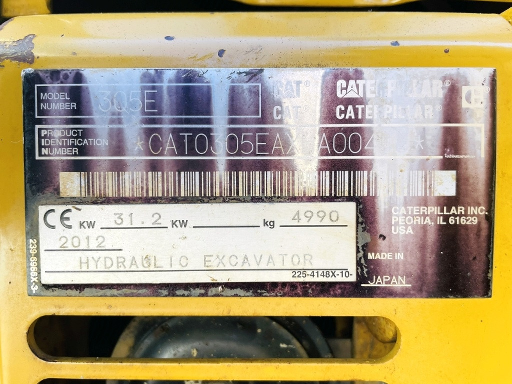 Caterpillar 305E CR (4086) - حفارة مصغرة: صور 4 Caterpillar 305E CR (4086) - حفارة مصغرة: صور 4
