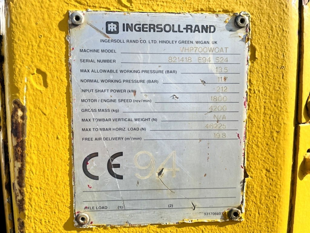 Ingersoll Rand VHP700W CAT (3952) - ضاغط الهواء: صور 3 Ingersoll Rand VHP700W CAT (3952) - ضاغط الهواء: صور 3