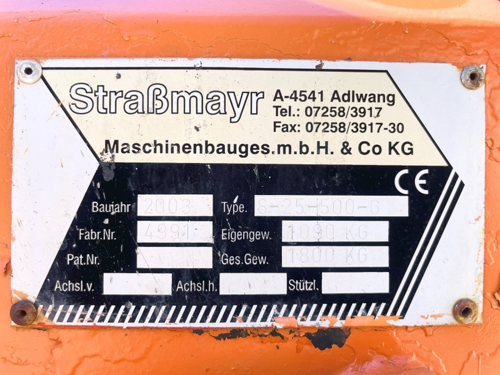 Strassmayr S-25-500G (4055) - موزع الأسفلت: صور 4 Strassmayr S-25-500G (4055) - موزع الأسفلت: صور 4