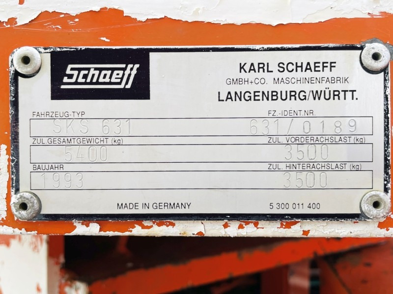 Terex-Schaeff SKS 631 (3509) - اللودر بعجل: صور 2 Terex-Schaeff SKS 631 (3509) - اللودر بعجل: صور 2