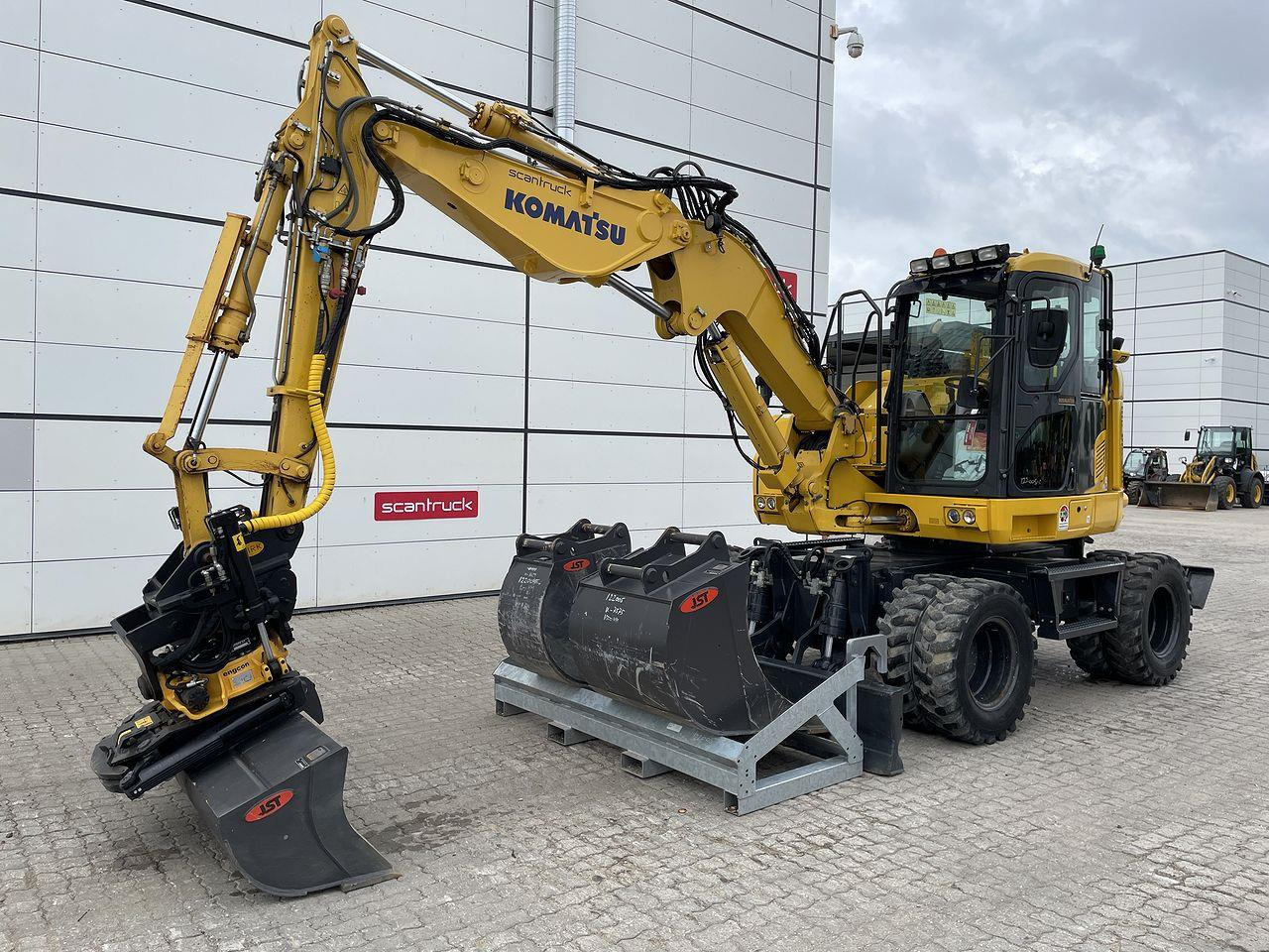 Komatsu PW118MR-11 - حفارة مصغرة: صور 1 Komatsu PW118MR-11 - حفارة مصغرة: صور 1