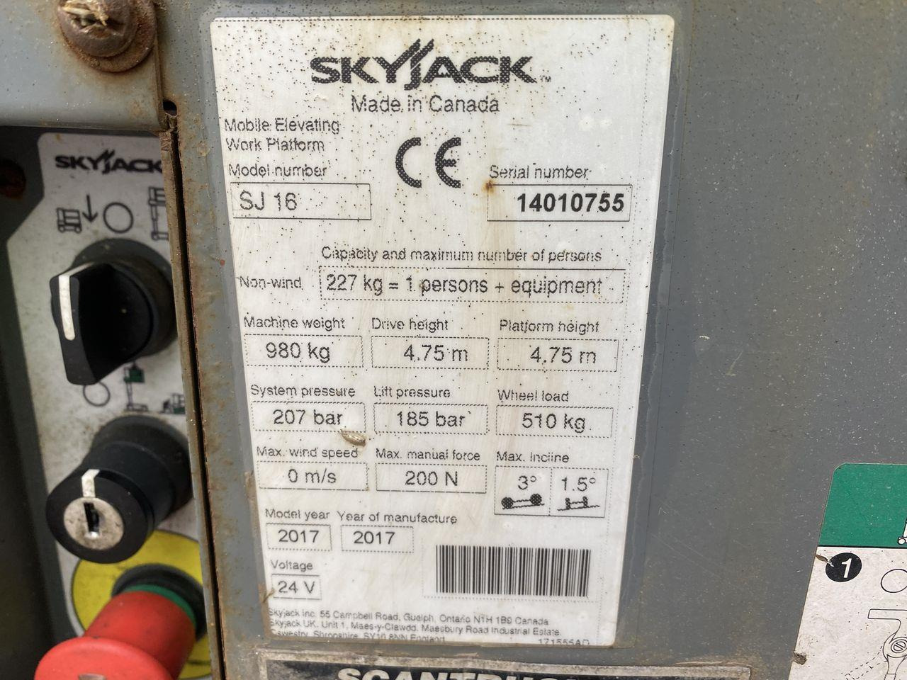 الرأسي رفع الصاري Skyjack SJ16: صور 9