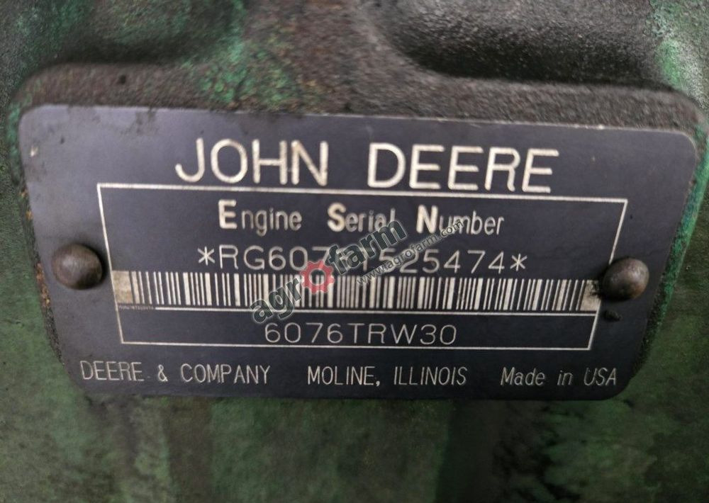 Silnik John Deere 7800 6076 TRW30 - المحرك - شاحنة: صور 2 Silnik John Deere 7800 6076 TRW30 - المحرك - شاحنة: صور 2