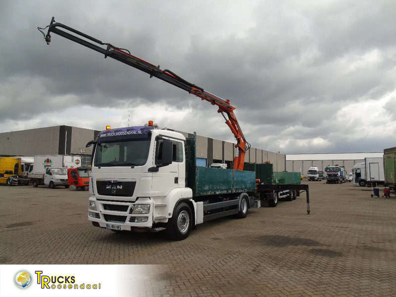 MAN TGS 18.440 + ATLAS 165 + EURO 5 + TRAILER 3 AXLE + REMOTE - شاحنة كرين: صور 1 MAN TGS 18.440 + ATLAS 165 + EURO 5 + TRAILER 3 AXLE + REMOTE - شاحنة كرين: صور 1