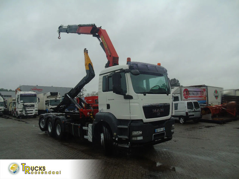 MAN TGS 35.440 + PALFINGER 24500 + 8X4 + EURO 5 + REMOTE - شاحنة ذات الخطاف, شاحنة كرين: صور 1 MAN TGS 35.440 + PALFINGER 24500 + 8X4 + EURO 5 + REMOTE - شاحنة ذات الخطاف, شاحنة كرين: صور 1