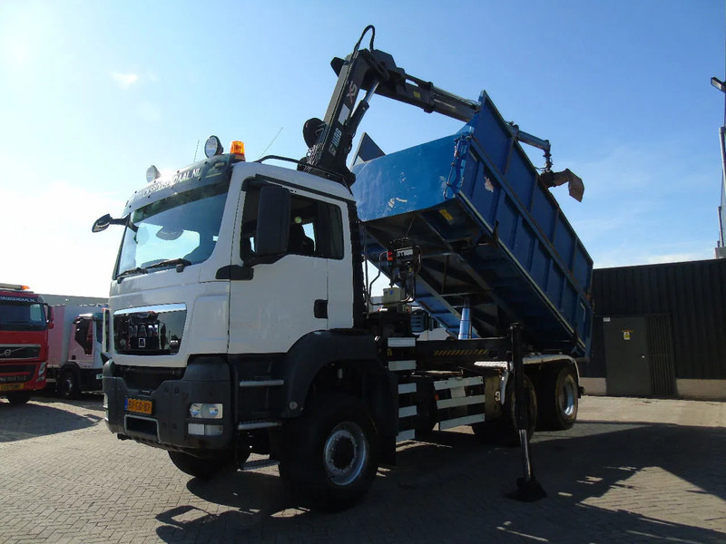 MAN TGX + 6x6 + HIAB 166 E3 HIPRO + 3SIDE TIPPER - قلابات, شاحنة كرين: صور 3 MAN TGX + 6x6 + HIAB 166 E3 HIPRO + 3SIDE TIPPER - قلابات, شاحنة كرين: صور 3