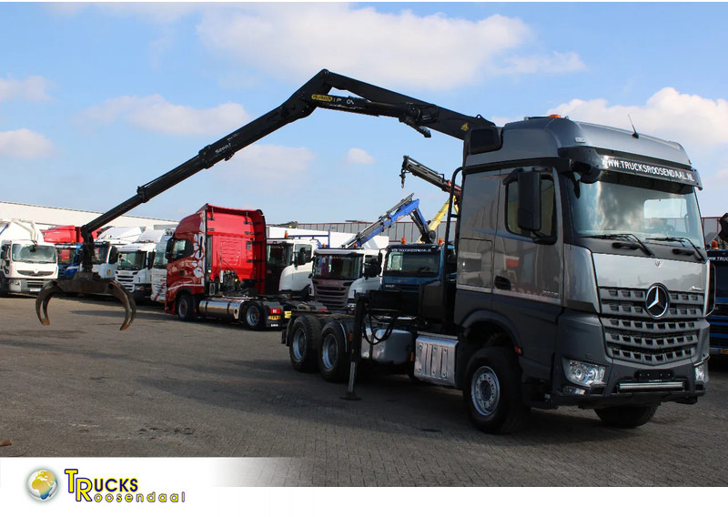 Mercedes-Benz Arocs 2858 + PALFINGER Z15 (2022) + 6X4 + FOREST/WOOD/METAL EDITION - شاحنة جرار: صور 1 Mercedes-Benz Arocs 2858 + PALFINGER Z15 (2022) + 6X4 + FOREST/WOOD/METAL EDITION - شاحنة جرار: صور 1