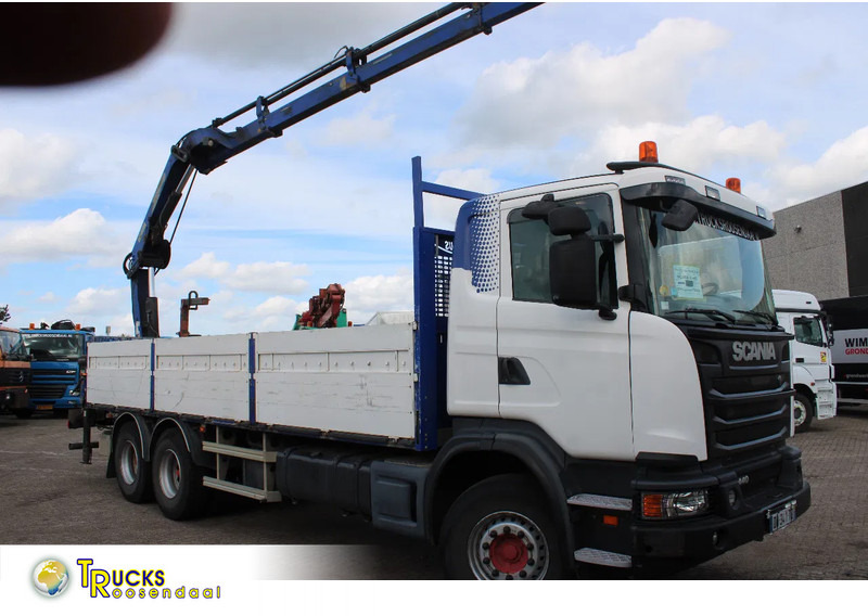 Scania G440 hiab 166-4 hipro + 6x4 + manual - شاحنة كرين: صور 1 Scania G440 hiab 166-4 hipro + 6x4 + manual - شاحنة كرين: صور 1