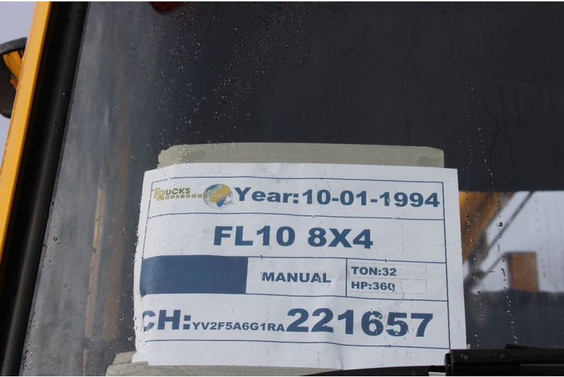 رافعة لجميع التضاريس Volvo FL10 8X4 + GROMACH 34 mtr. + EURO 2: صور 20 رافعة لجميع التضاريس Volvo FL10 8X4 + GROMACH 34 mtr. + EURO 2: صور 20