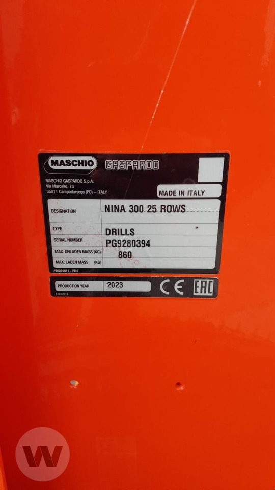 Maschio Nina 30 - معدات بذار: صور 5 Maschio Nina 30 - معدات بذار: صور 5