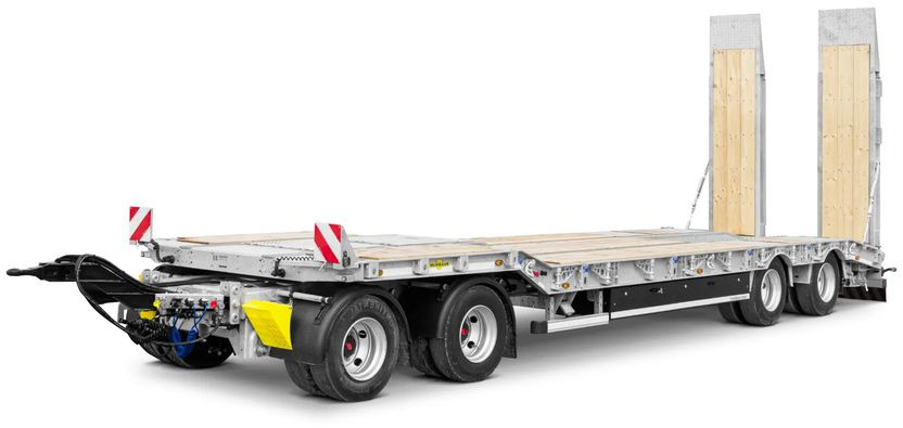 Humbaur Niskopodwozie 4osiowe, w różnych konfiguracjach - عربة مسطحة منخفضة مقطورة: صور 1 Humbaur Niskopodwozie 4osiowe, w różnych konfiguracjach - عربة مسطحة منخفضة مقطورة: صور 1