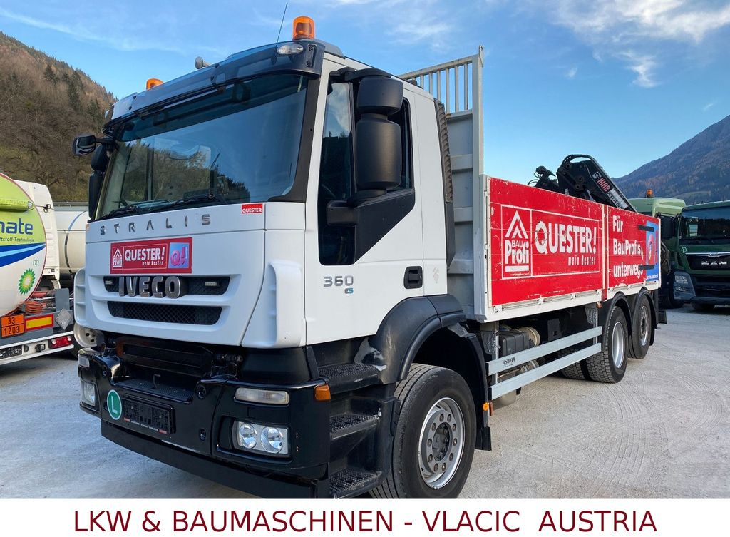 Iveco Stralis 360 Kran HIAB 166 4xHydr. Ladung 6,20m Iveco Stralis 360 Kran HIAB 166 4xHydr. Ladung 6,20m - شاحنات مسطحة, شاحنة كرين: صور 1 Iveco Stralis 360 Kran HIAB 166 4xHydr. Ladung 6,20m Iveco Stralis 360 Kran HIAB 166 4xHydr. Ladung 6,20m - شاحنات مسطحة, شاحنة كرين: صور 1