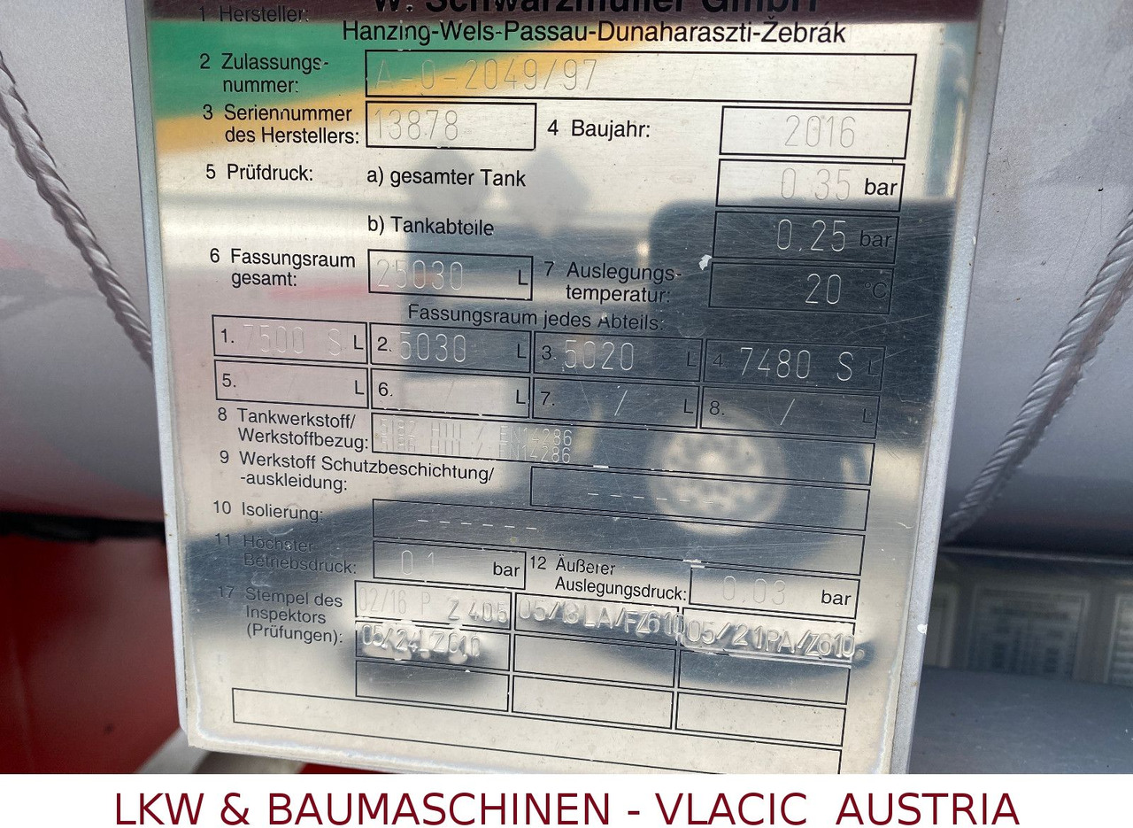 شاحنة صهريج Iveco Stralis 480 Benz/Diesel Schwarzmüller-Kompletzug: صور 16