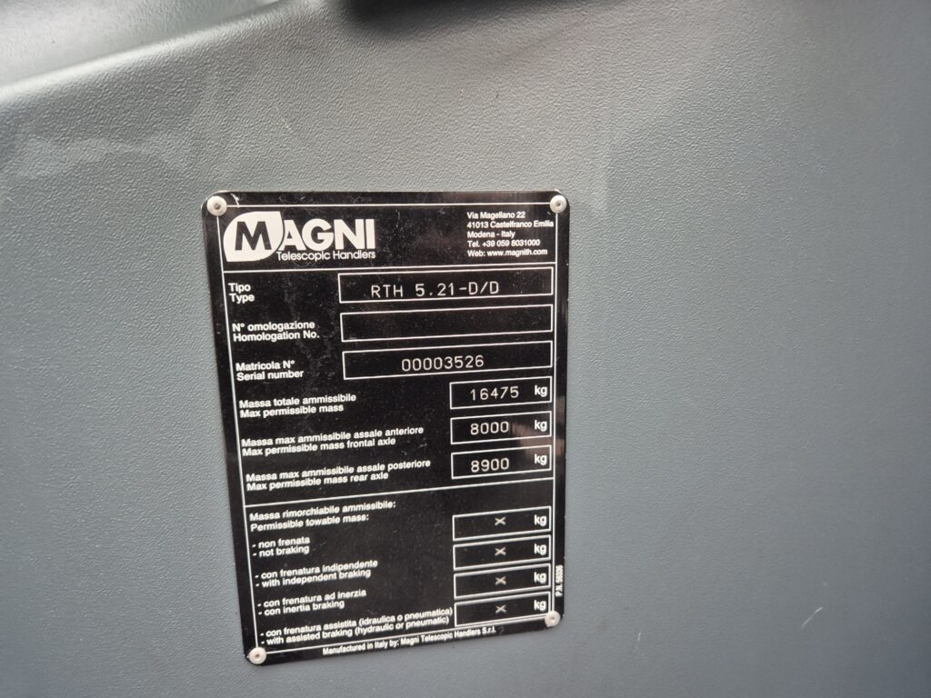رافعة تلسكوبية MAGNI RTH 5.21: صور 10
