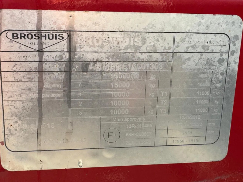 Broshuis 3 AOU 48 | FULL STEERING | RADIOGRAPH | EXTENDABLE 7200 MM - نصف مقطورة مسطحة: صور 4 Broshuis 3 AOU 48 | FULL STEERING | RADIOGRAPH | EXTENDABLE 7200 MM - نصف مقطورة مسطحة: صور 4