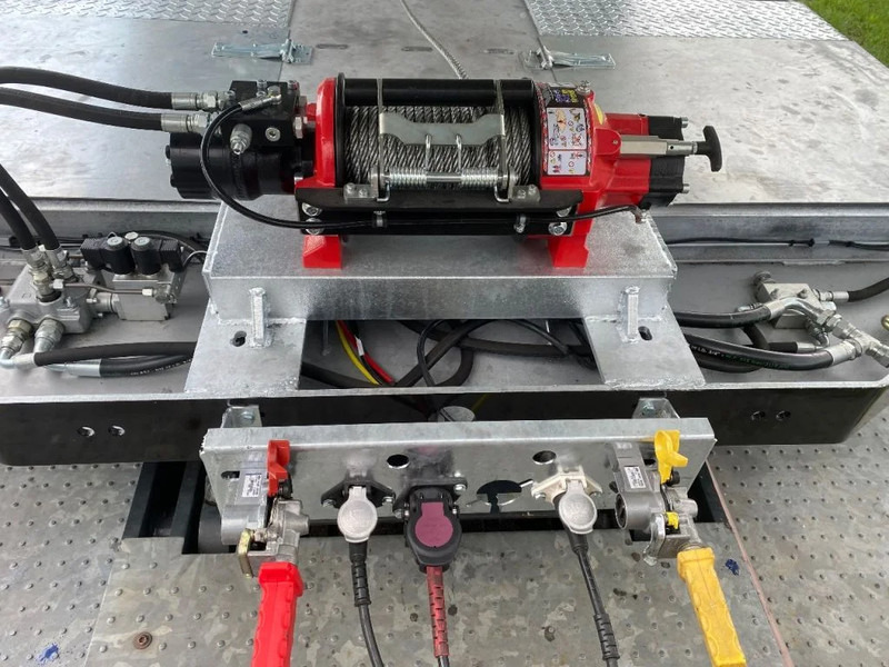 جديد شاحنة نقل سيارات نصف مقطورة VTR BULL / VTR | TRUCK - MACHINE TRANSPORTER | STEERING AXLE | EXTENSION 3000 + 1200 MM: صور 20