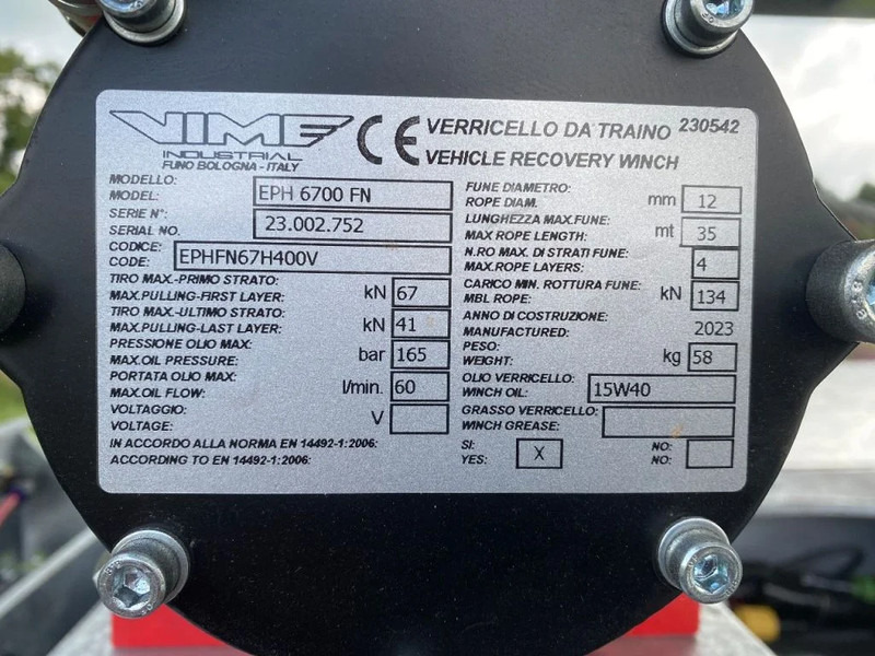 جديد شاحنة نقل سيارات نصف مقطورة VTR BULL / VTR | TRUCK - MACHINE TRANSPORTER | STEERING AXLE | EXTENSION 3000 + 1200 MM: صور 12