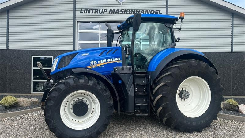 New Holland T7.315 HD med frontlift og front PTO, samt NYE 650 - جرار: صور 1 New Holland T7.315 HD med frontlift og front PTO, samt NYE 650 - جرار: صور 1