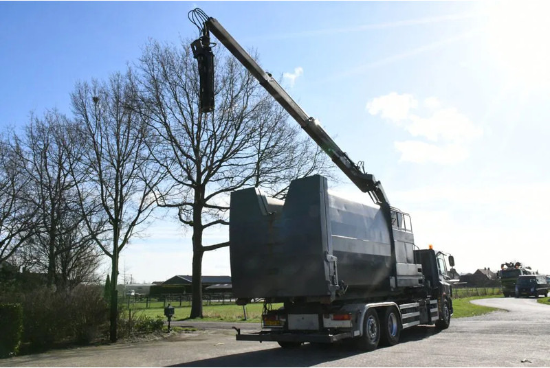 شاحنة ذات الخطاف, شاحنة كرين DAF CF75/310 FAN !!KRAAN/HAAK!!PERSCONTAINER!!HIGH PRESURRE CLEANING!!HOGEDRUK REINIGING!!HOCH DRUCK WASHEN SYSTEM!!REINIGING!GEJO B: صور 10