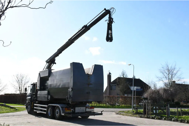 شاحنة ذات الخطاف, شاحنة كرين DAF CF75/310 FAN !!KRAAN/HAAK!!PERSCONTAINER!!HIGH PRESURRE CLEANING!!HOGEDRUK REINIGING!!HOCH DRUCK WASHEN SYSTEM!!REINIGING!GEJO B: صور 8