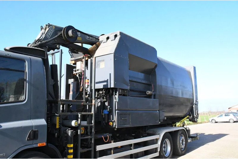 شاحنة ذات الخطاف, شاحنة كرين DAF CF75/310 FAN !!KRAAN/HAAK!!PERSCONTAINER!!HIGH PRESURRE CLEANING!!HOGEDRUK REINIGING!!HOCH DRUCK WASHEN SYSTEM!!REINIGING!GEJO B: صور 7