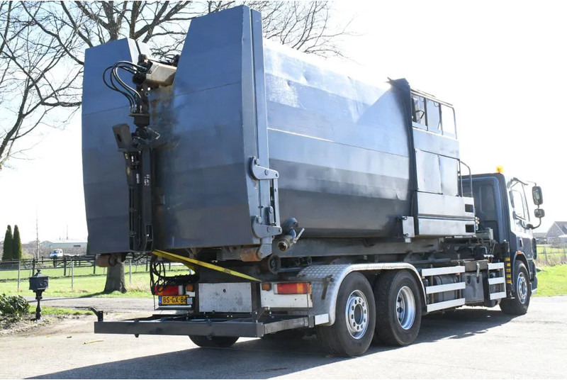 شاحنة ذات الخطاف, شاحنة كرين DAF CF75/310 FAN !!KRAAN/HAAK!!PERSCONTAINER!!HIGH PRESURRE CLEANING!!HOGEDRUK REINIGING!!HOCH DRUCK WASHEN SYSTEM!!REINIGING!GEJO B: صور 17