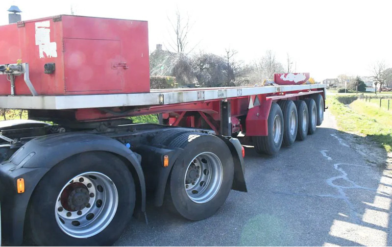 LUECK SPR75/5 5 achse BALLAST TRAILER 3x STEERAXLE!! - نصف مقطورة مسطحة: صور 3 LUECK SPR75/5 5 achse BALLAST TRAILER 3x STEERAXLE!! - نصف مقطورة مسطحة: صور 3